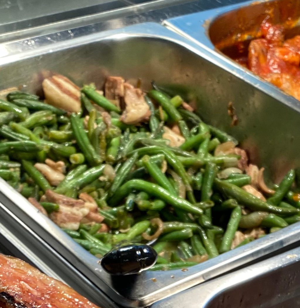 Green beans with lamb
