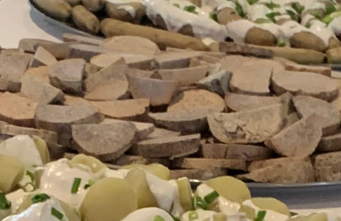 Baked Taro Sliced - Bulk Tray
