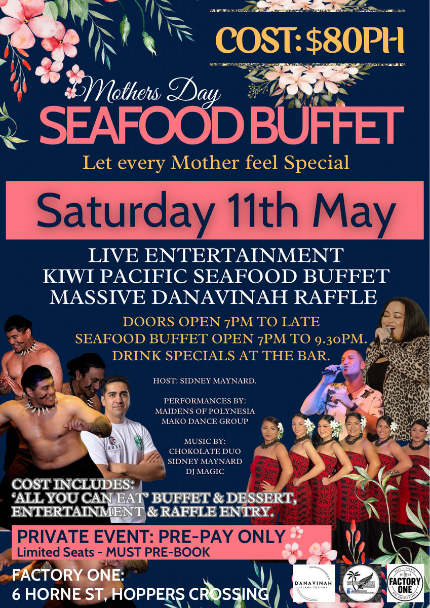Mothers Day Adult Dinner Ticket Kiwi Pacific Stores & Catering