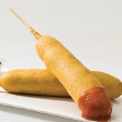 Hot dog on stick