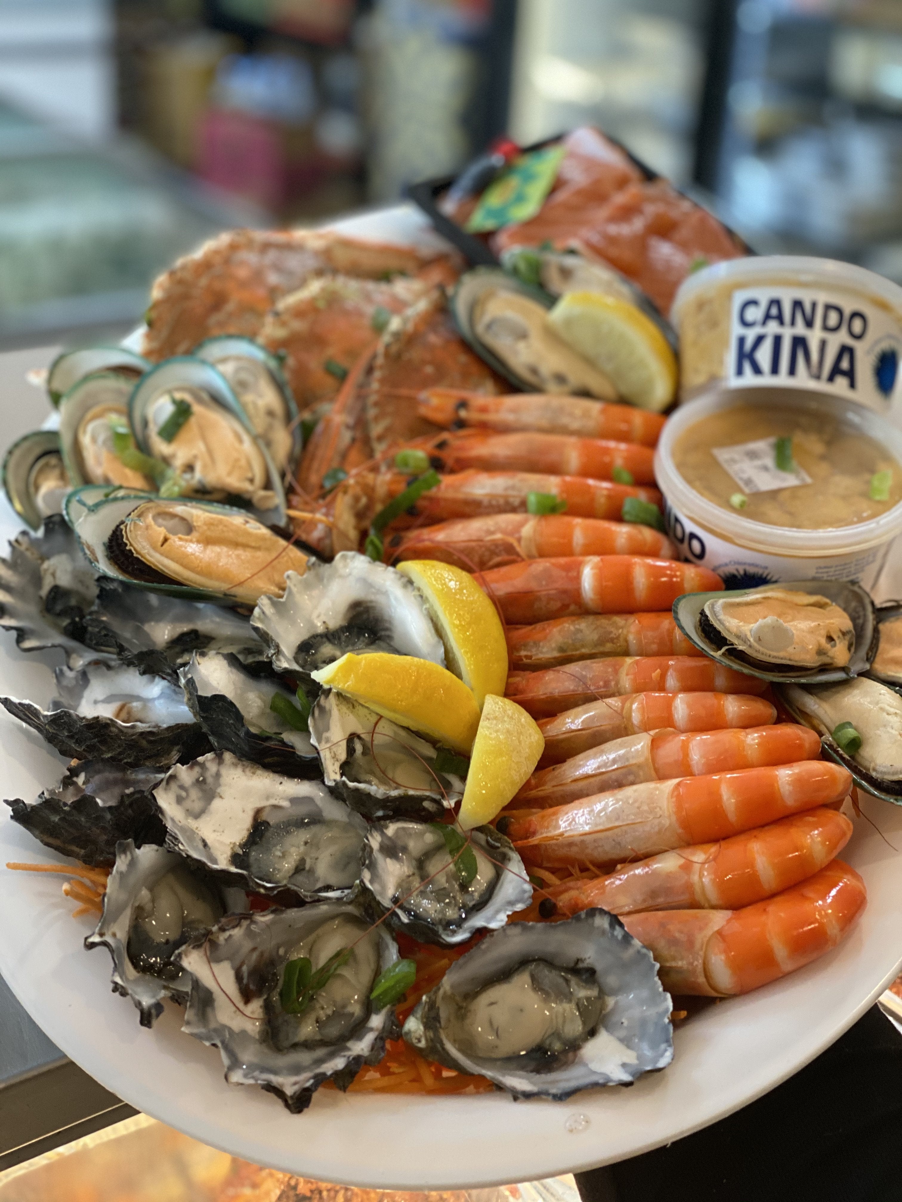 Seafood Platter with 2 Kina
