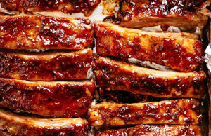 PORK RIBS in a BBQ SAUCE