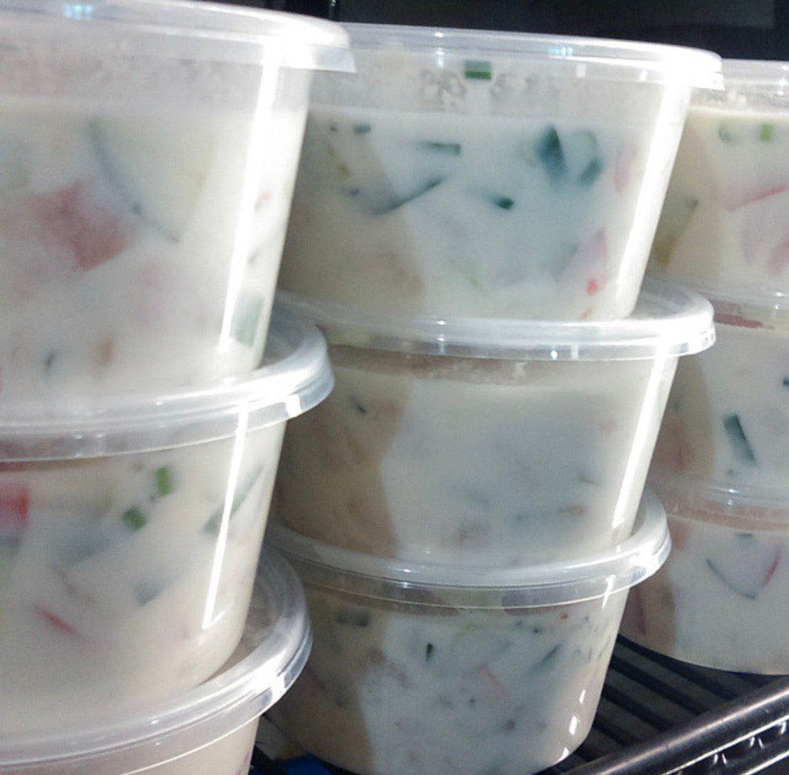 Raw Fish Container Kiwi Pacific Stores & Catering